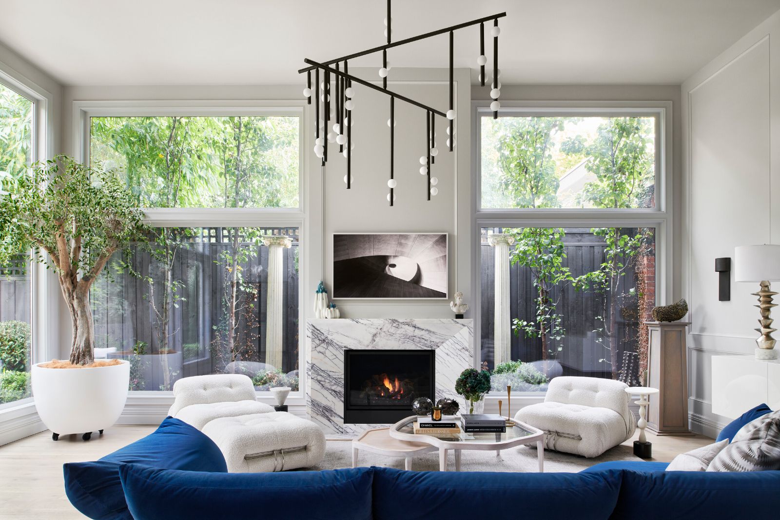 Alphington, living room