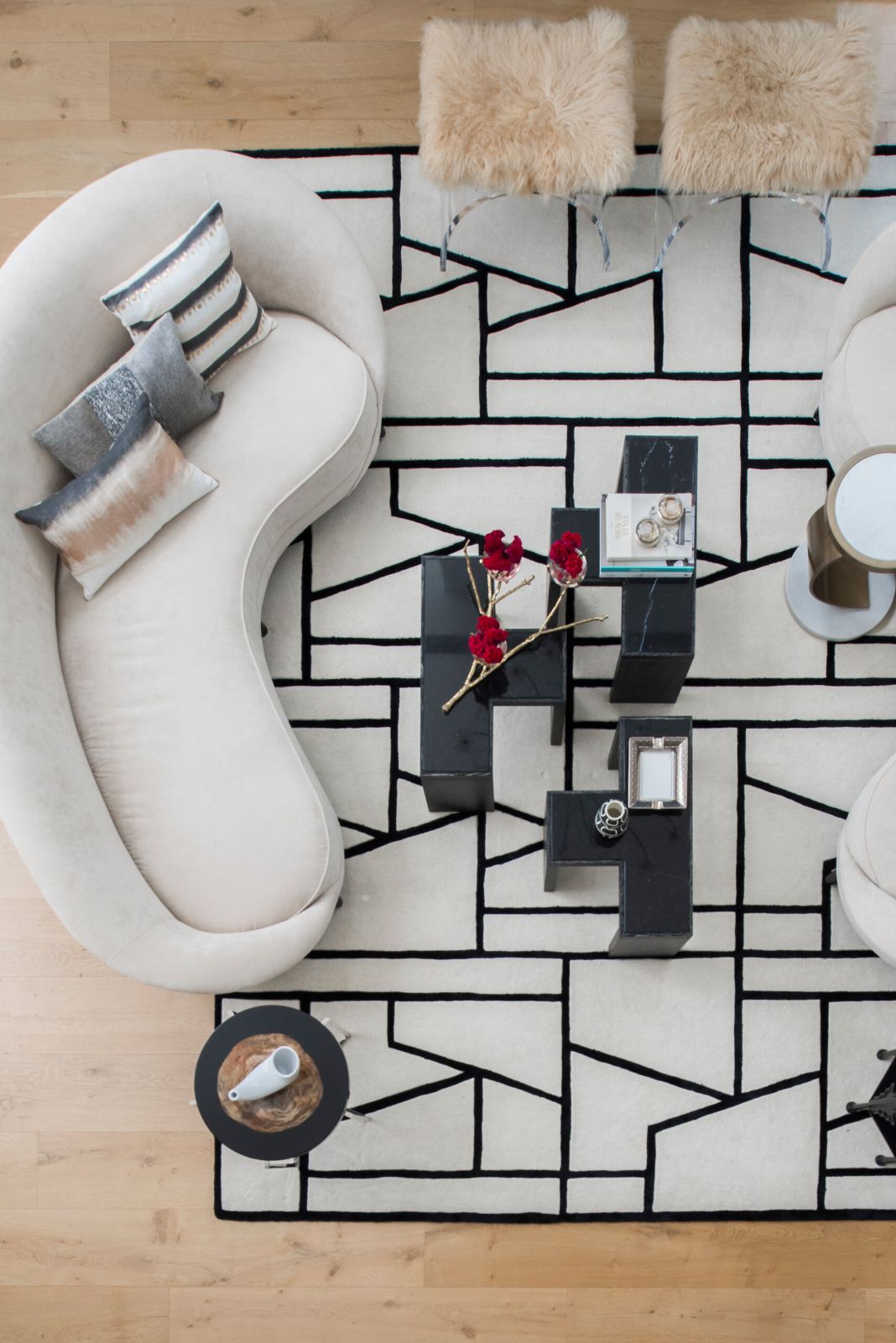 Eaglemont, living room from above